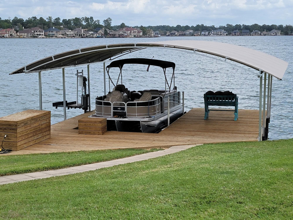 Xtra Large Dorado Boat Dock Cover In Florida