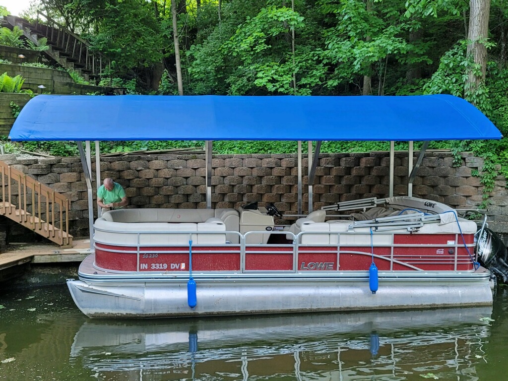 Newly Redesigned Dorado SS Boat Dock Cover