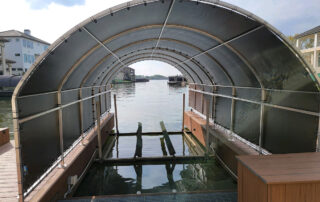SlipSki Retractable Boat Dock Covers